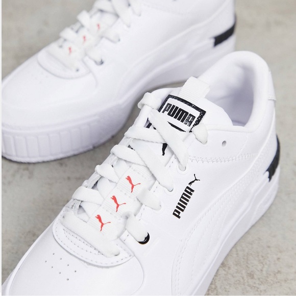 NWT 🔥 Puma Cali Sport Repeat Cat White and Black EXCLUSIVE Sneakers - Picture 3 of 7